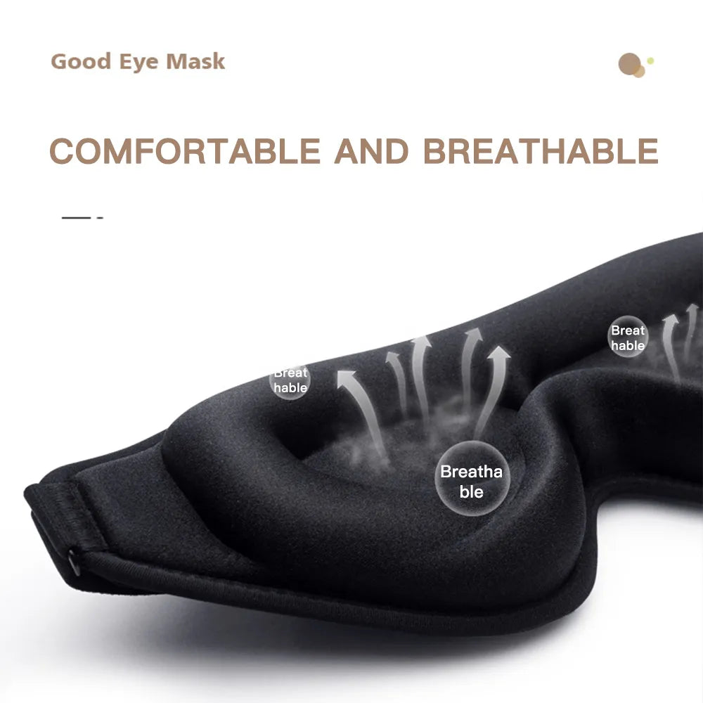 The Luxe Silk & Memory Foam 3D Sleep Mask