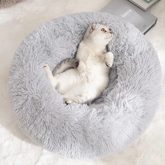 Snuggle Up for Sweet Dreams: The Cozy, Washable Round Bed Your Pet Will Adore