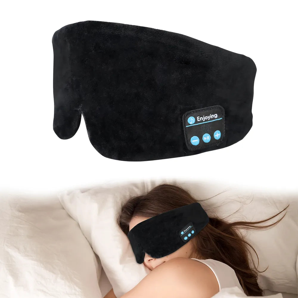 Unisex Sleeping Mask with Bluetooth Headphones, Wireless Cooling Eyemask