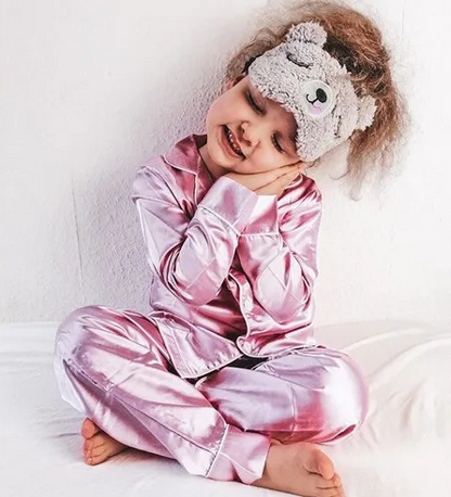 Baby Bliss: Luxe Satin PJs for Dreamland Adventures